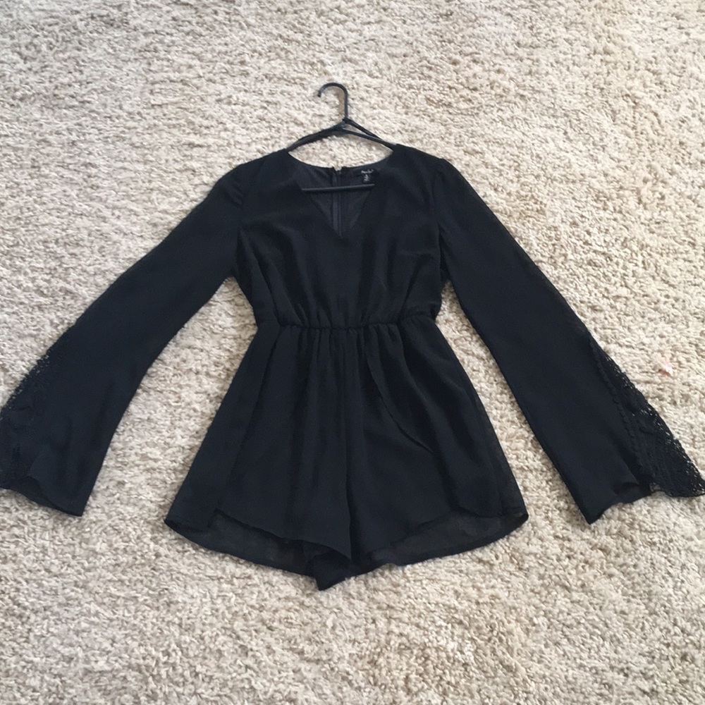 Cute black classy romper